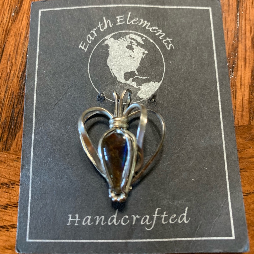 Ammolite - Hand crafted with sterling silver